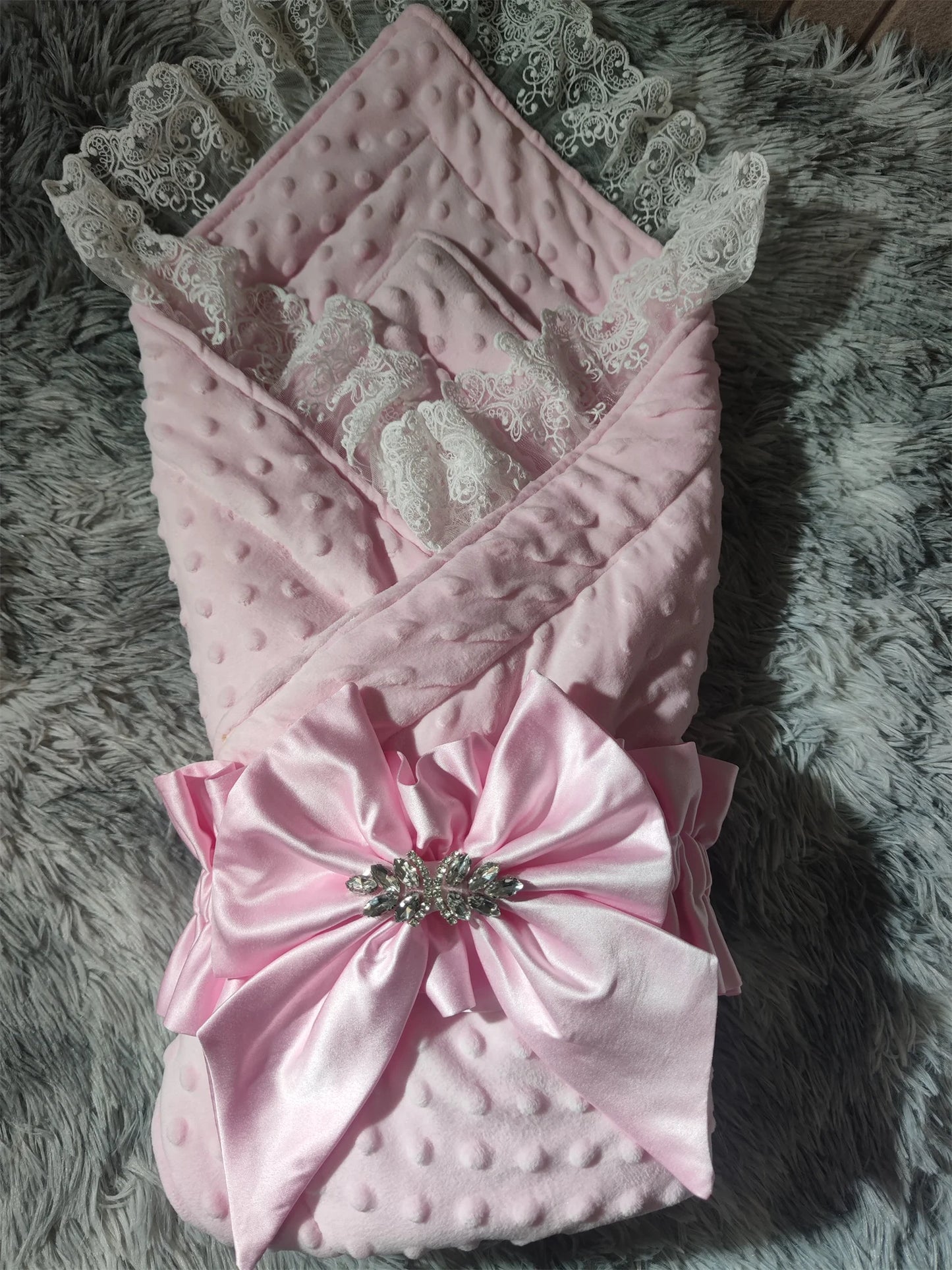 Nid d'ange bebe | Coffret de Naissance Luxe 5 Pièces