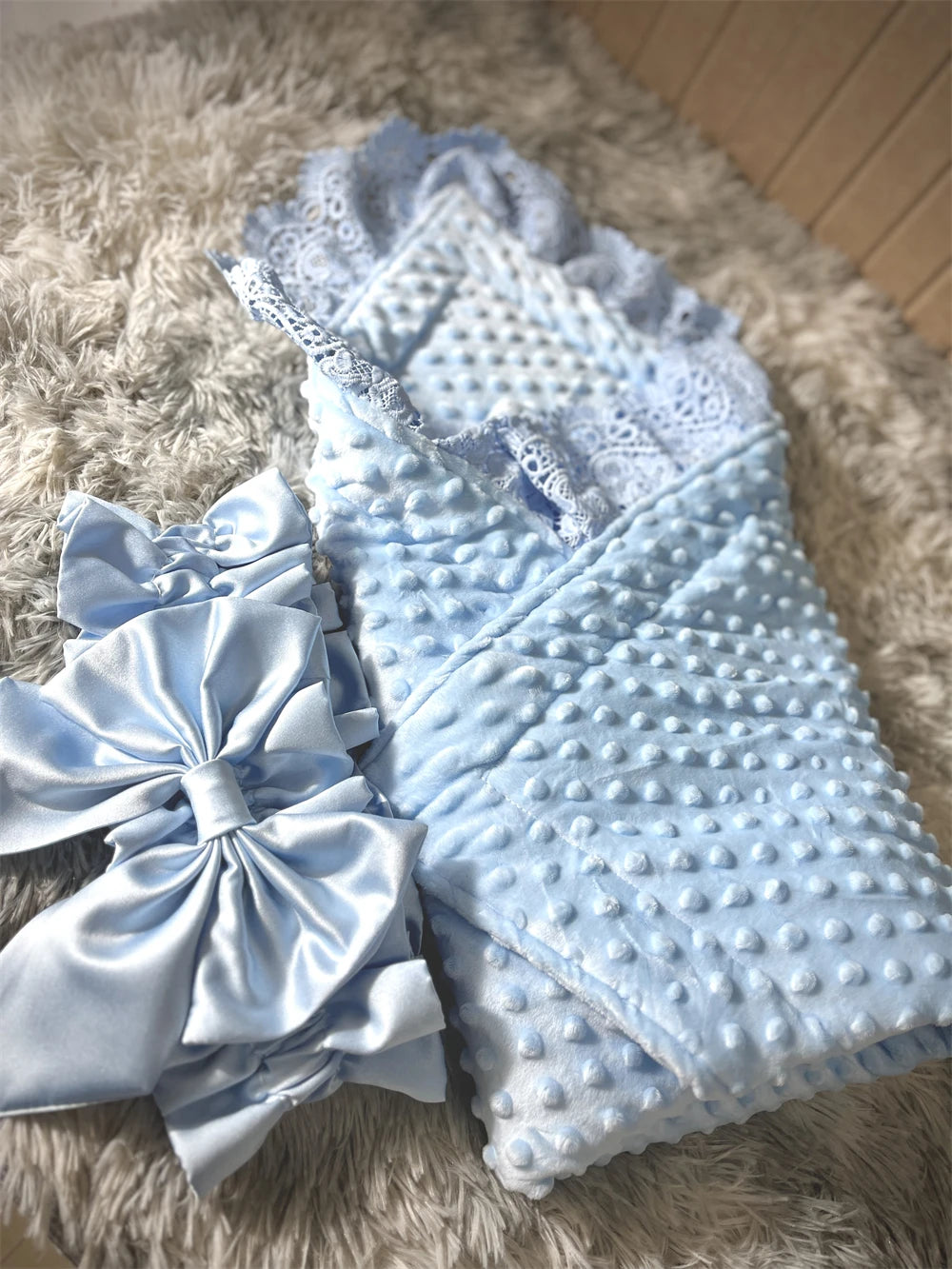 Nid d'ange bebe | Coffret de Naissance Luxe 5 Pièces