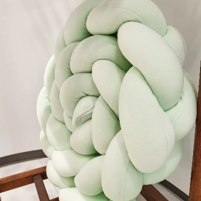 tour-de-lit-tresse-vert-menthe-doux