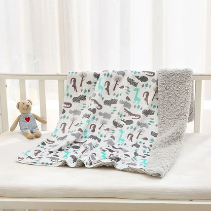 Couverture bébé | Double couche Polaire