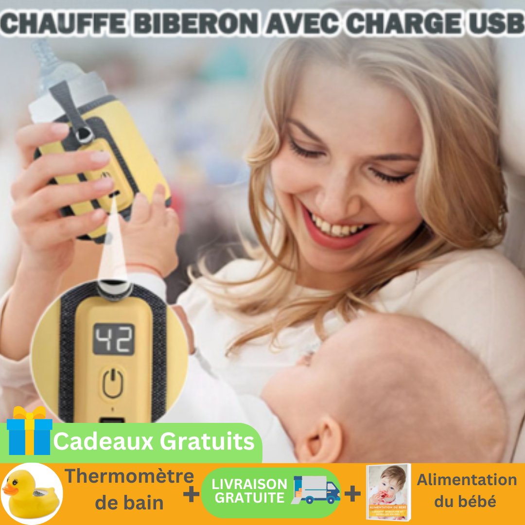 Chauffe biberon USB| BottleWarmer™ - univers maman bébé