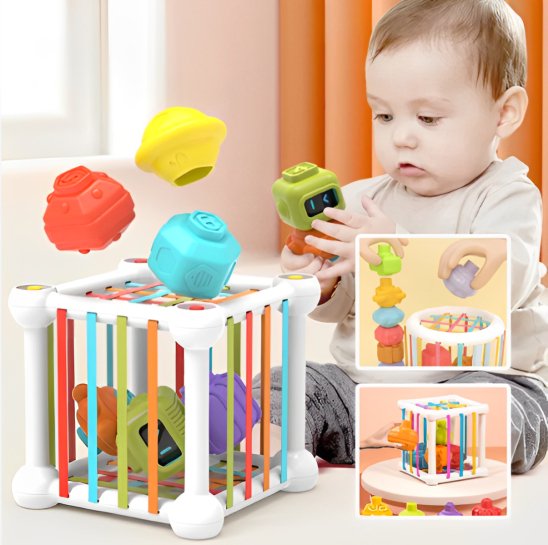 Cube Tactile Sensoriel|Sensorycube™ - univers maman bébé