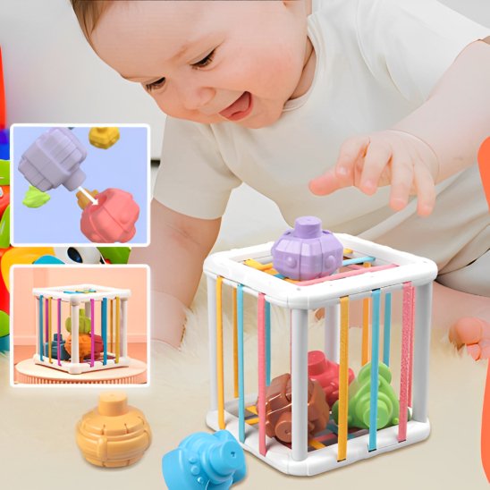 Cube Tactile Sensoriel|Sensorycube™ - univers maman bébé