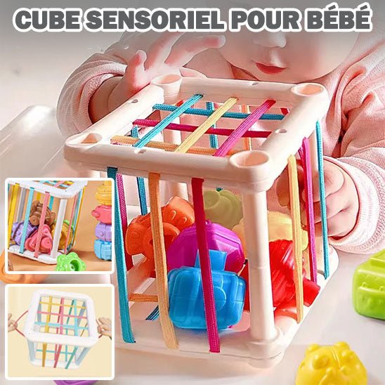 Cube Tactile Sensoriel|Sensorycube™ - univers maman bébé