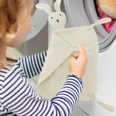 Doudou bebe Câlinou - objet transitionnel rassurant pour développement émotionnel.