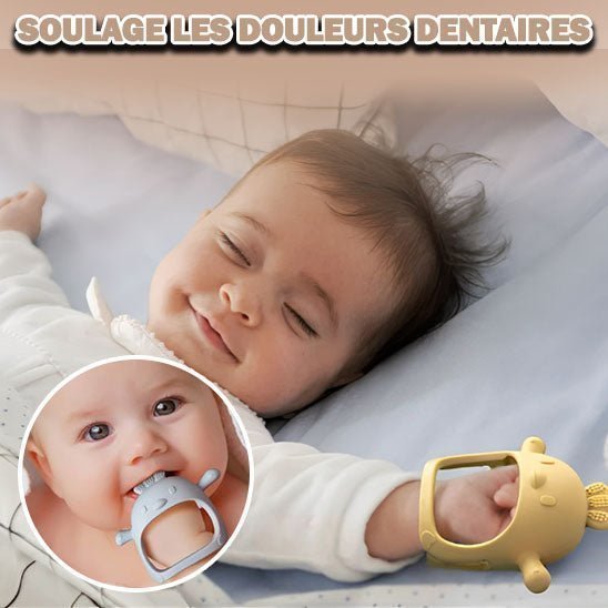 Gant de dentition| HappyTeethMitt™ - univers maman bébé