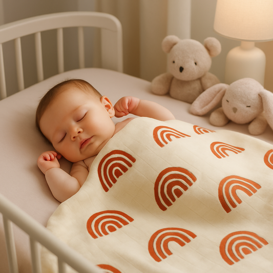 Couverture Bébé 5-en-1 | Coton Apaisant