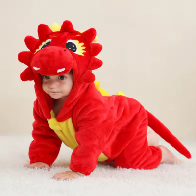 grenouillere-bebe-dragon-rouge-adorable