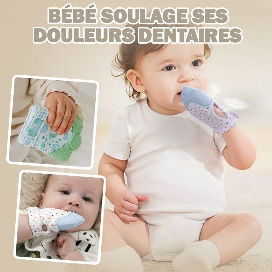 Mitaine de dentition| TeethingBuddy™ - univers maman bébé