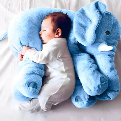 Peluche elephant moelleuse - compagnon idéal pour le sommeil de bébé.