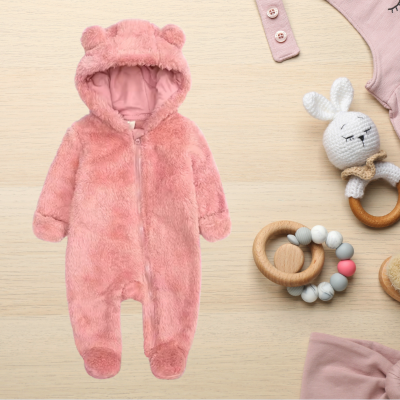 pyjama-bebe-polaire-rose