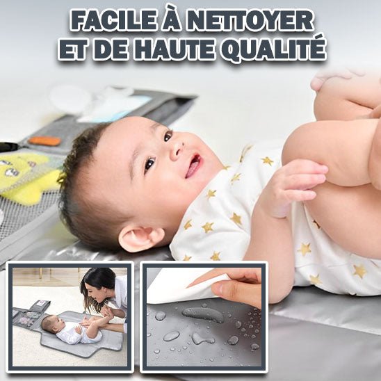 Tapis à langer nomade| NomadNest™ - univers maman bébé