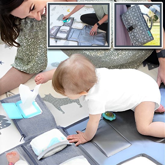 Tapis à langer nomade| NomadNest™ - univers maman bébé