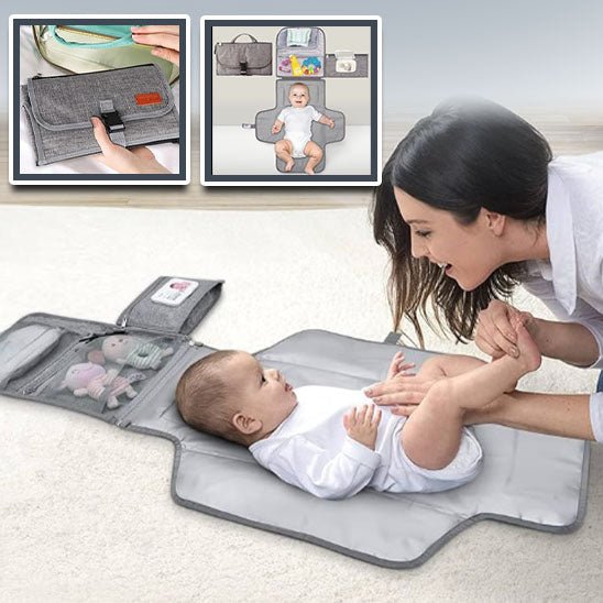 Tapis à langer nomade| NomadNest™ - univers maman bébé