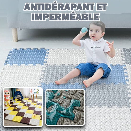 Tapis de protection en mousse| SafePlay Mat™ - univers maman bébé