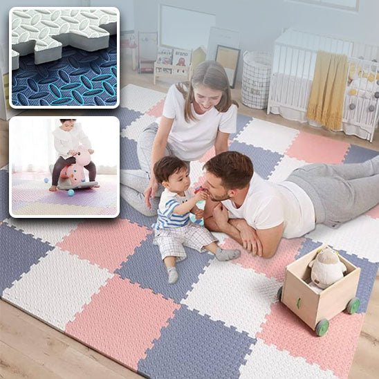 Tapis de protection en mousse| SafePlay Mat™ - univers maman bébé