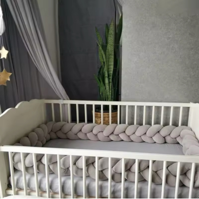Tour de lit bebe | Gris